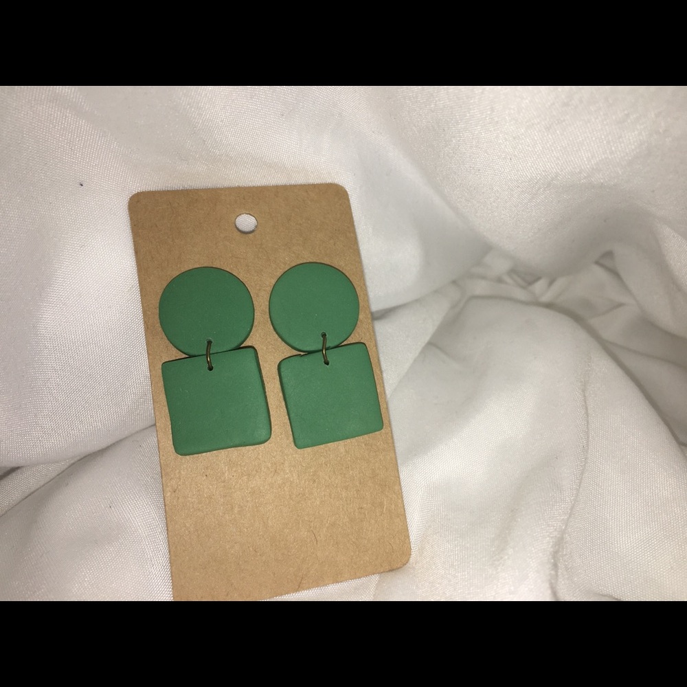 Polymer clay studs